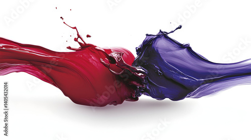 waves blending deep purple, cyan, and magenta in a smooth, flowing pattern 