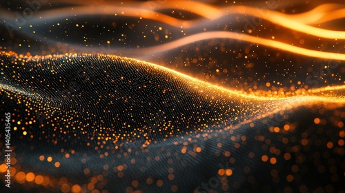 Abstract dynamic particle waves