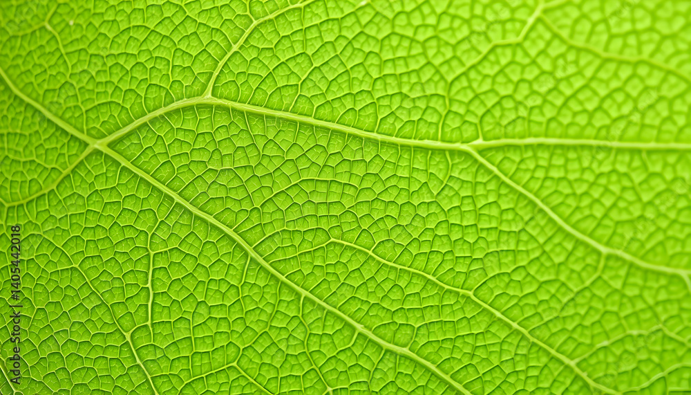 Close Up Vibrant Green Leaf Texture Close Up Vibrant Green Leaf Texture