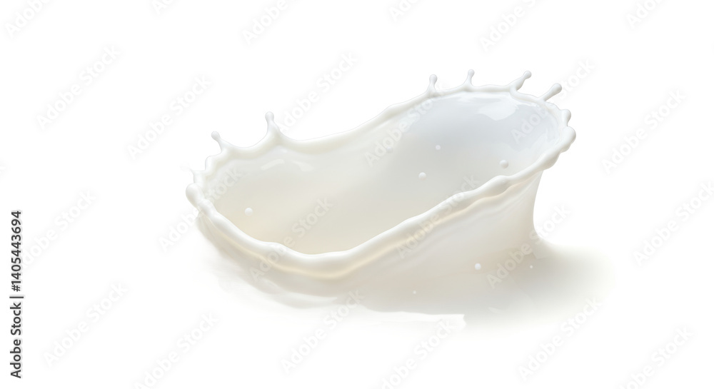 A close up of a splash of white liquid creating a crown shape on a black background studio shot A close up of a splash of white liquid creating a crown shape on a black background studio shot