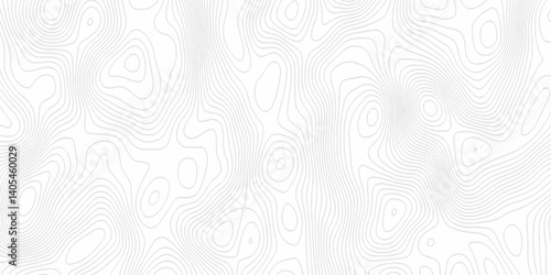 White topography topology vector white background fresh contour map texture. white seamless pattern Abstract background with a wave Topography and geography map grid abstract backdrop.