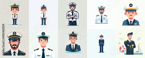 set vector captain
