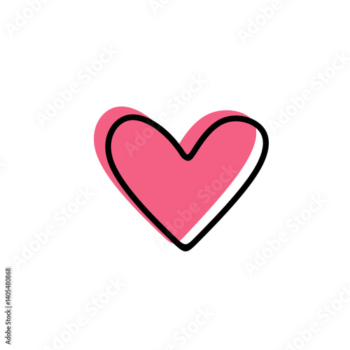 Love icon, herat icon, vector symbol icon of love