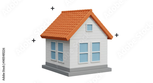 Wallpaper Mural Isolated Small House Torontodigital.ca