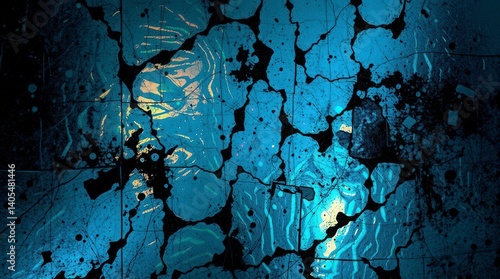 Abstract Brutal grunge style texture, powerful aesthetics, noise and grittiness, deep harmony of chaos
