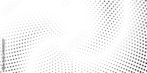 Halftone faded gradient texture. Grunge halftone grit background. White and black sand noise wallpaper. Retro pixilated vector backdrop