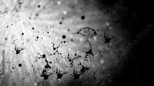 Abstract Brutal grunge style texture, powerful aesthetics, noise and grittiness, deep harmony of chaos