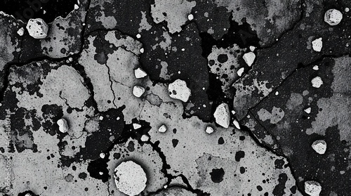 Abstract Brutal grunge style texture, powerful aesthetics, noise and grittiness, deep harmony of chaos