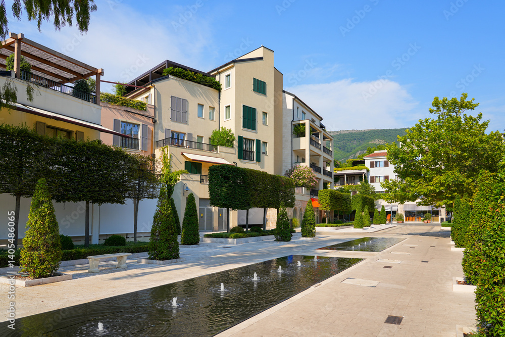 Porto Montenegro, a luxury real estate development located in Tivat in the Bay of Kotor, Montenegro
