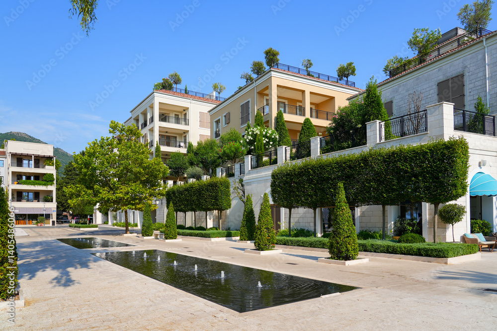 Porto Montenegro, a luxury real estate development located in Tivat in the Bay of Kotor, Montenegro