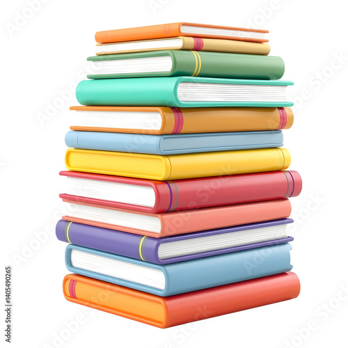 Wallpaper Mural stack of books Torontodigital.ca