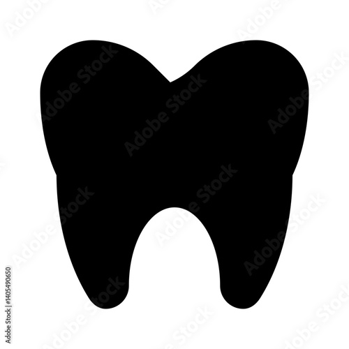 Tooth Molar Solid Icon