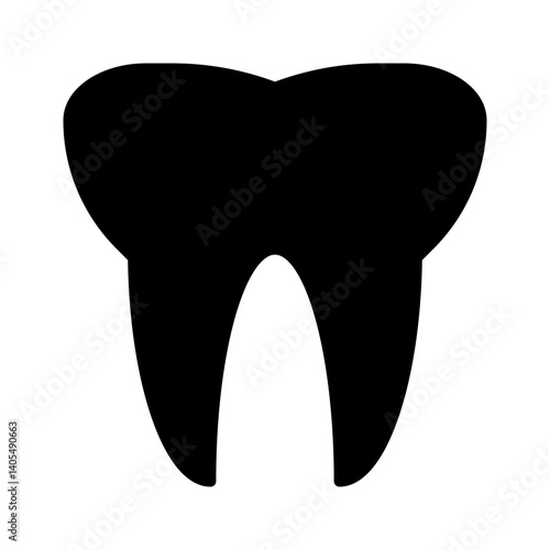 Tooth Molar Solid Icon