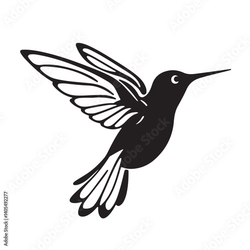 Bird silhouette illustration design