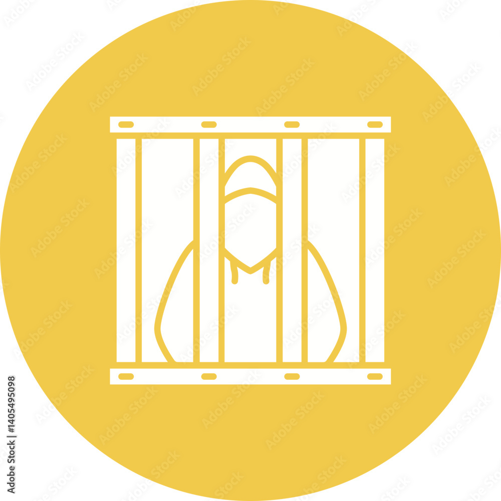 Naklejka premium Jail Icon