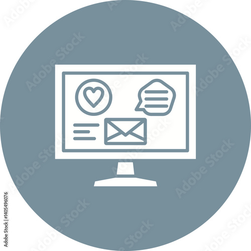 Desktop computer Icon