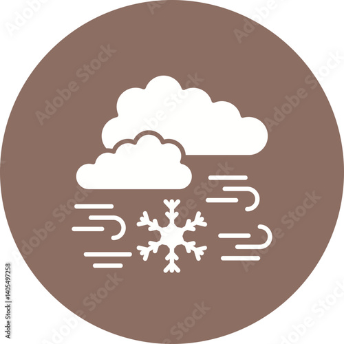 Cold breeze Icon