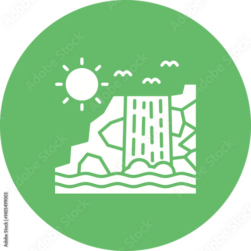 Waterfall Icon