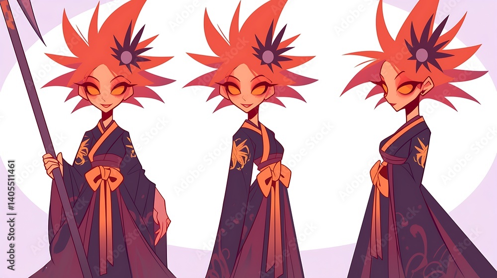 Fototapeta premium Character Design Poses