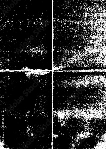 Large vector black folded paper texture with a transparent background