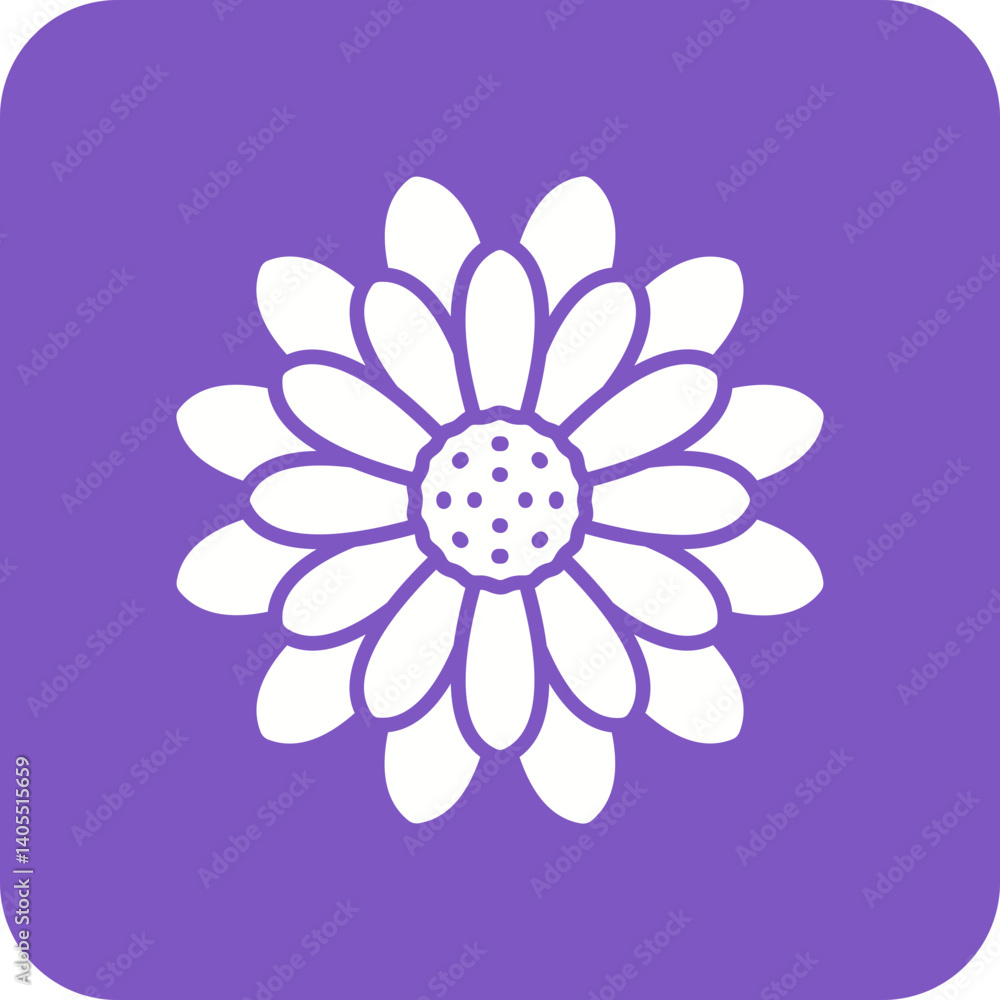 Fototapeta premium Flower Icon