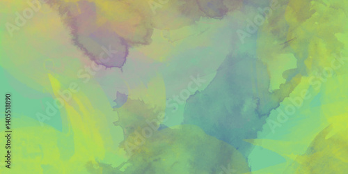 Abstract colorful watercolor background with splashes of texture vector text for cover page . colors: violet and glaucous. cloud, windstorm, pattern, abstract, drawing, beauty. Vibrant paint pattern .