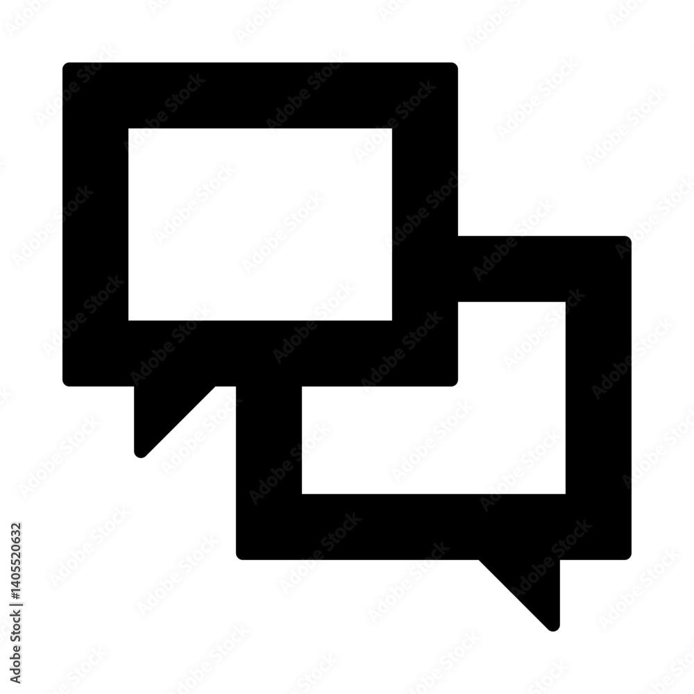 Chat Bubbles Dialog Icon Chat Bubbles Dialog Icon