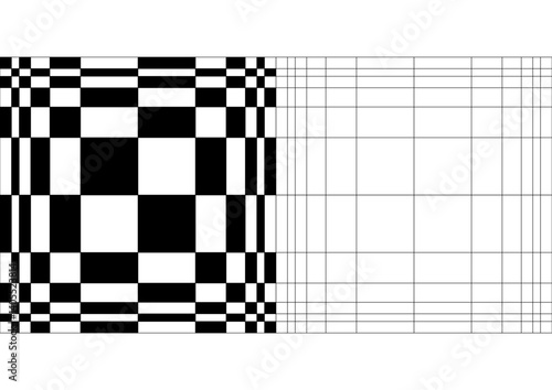 Abstract vector graphic based on harmonic vortex 