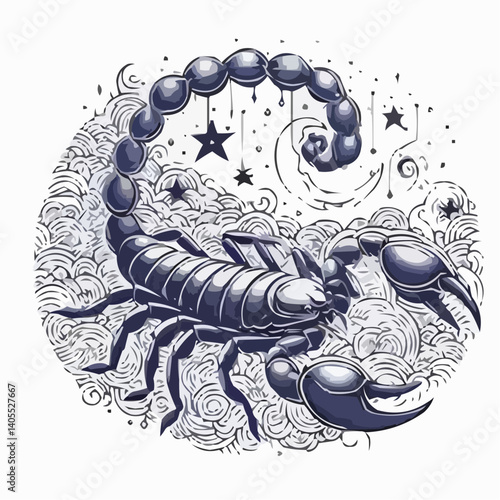 
vibrant image of a scorpion 14
