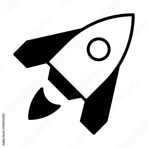 Rocket Spaceship Spacecraft Icon