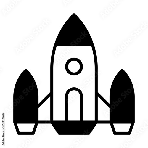 Rocket Spaceship Spacecraft Icon