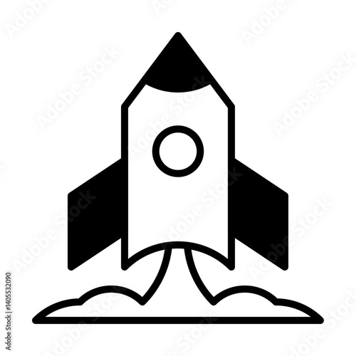 Rocket Spaceship Spacecraft Icon
