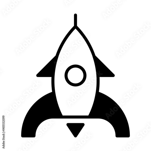Rocket Spaceship Spacecraft Icon