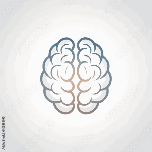 Human brain illustration 