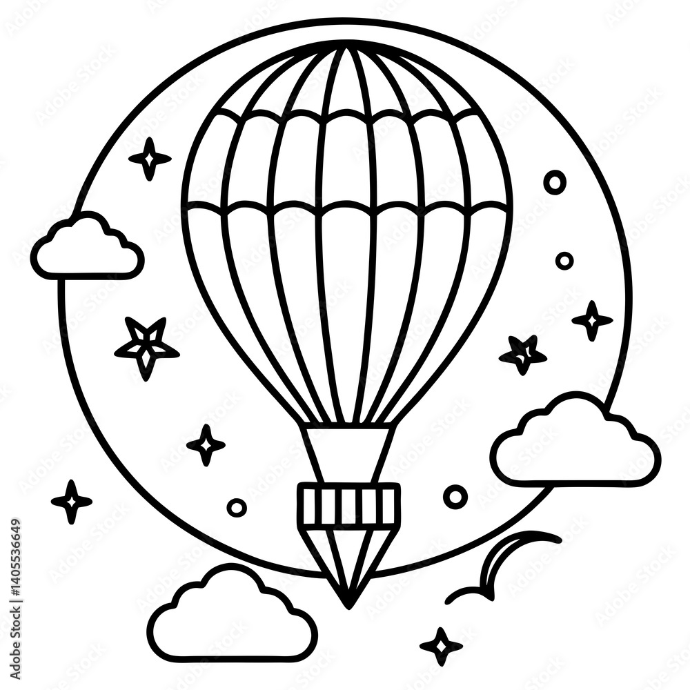 Obraz premium hot air balloon