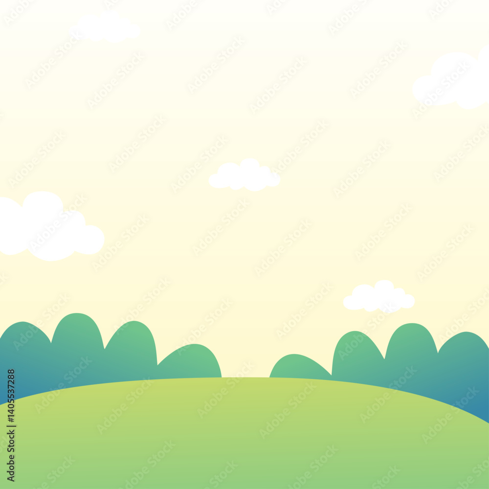 summer landscape with green grass background summer landscape with green grass background