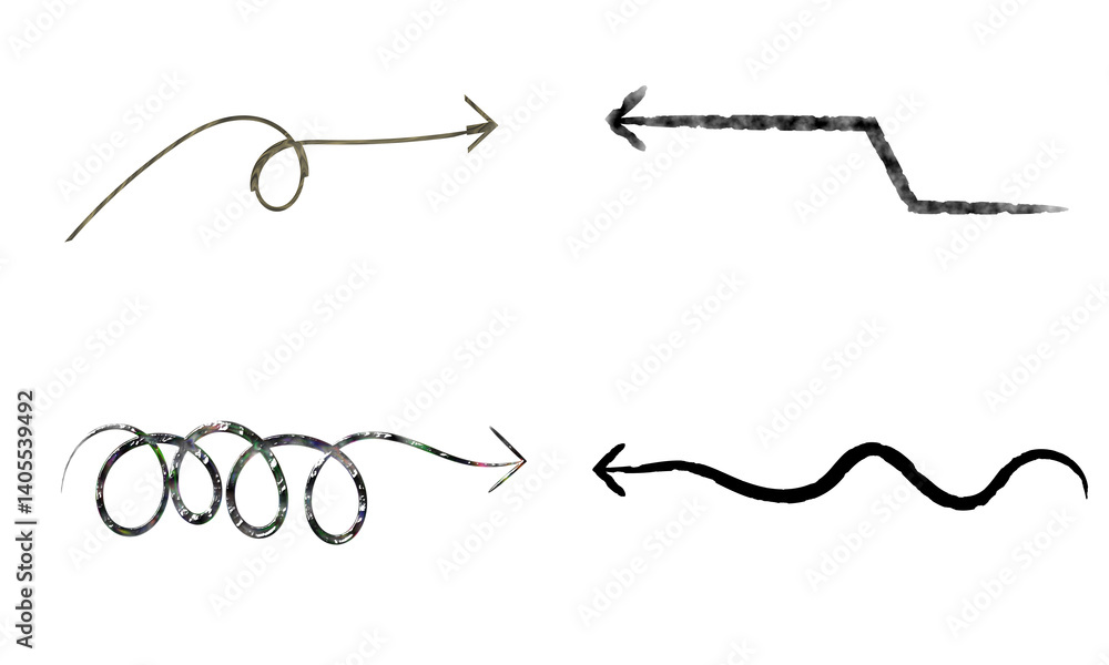 Arrow illustrations in various styles and shapes, featuring varying directions, thicknesses, and modern graphic designs on transparent backgrounds, perfect for dynamic visual elements. Arrow illustrations in various styles and shapes, featuring varying directions, thicknesses, and modern graphic designs on transparent backgrounds, perfect for dynamic visual elements.