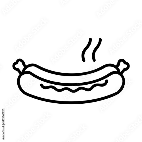 hot dog. food icon. bread.