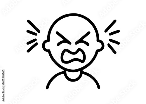 face icon troubled