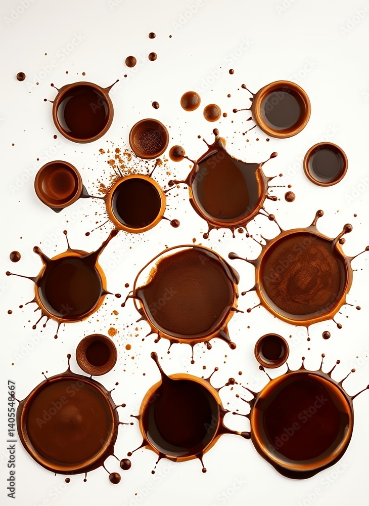 Obraz premium Intense Espresso Coffee Art