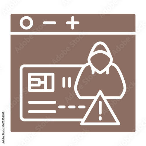 Online hacking Icon