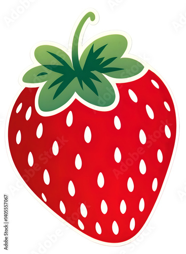 Strawberry Vector Image Illustration Graphic