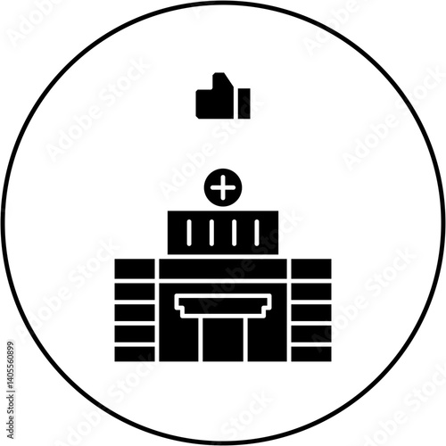 like hospital icon design