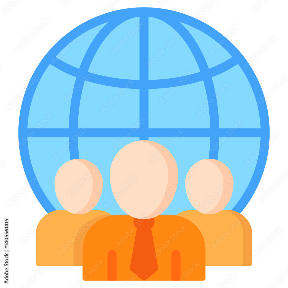 Global Network Icon Global Network Icon