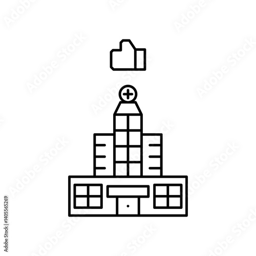 like hospital icon design