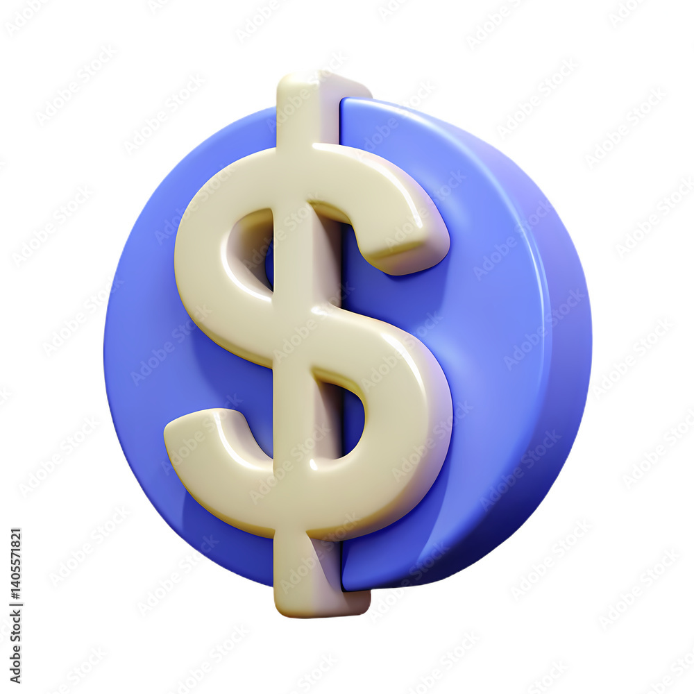 3d blue dollar sign isolated 3d blue dollar sign isolated