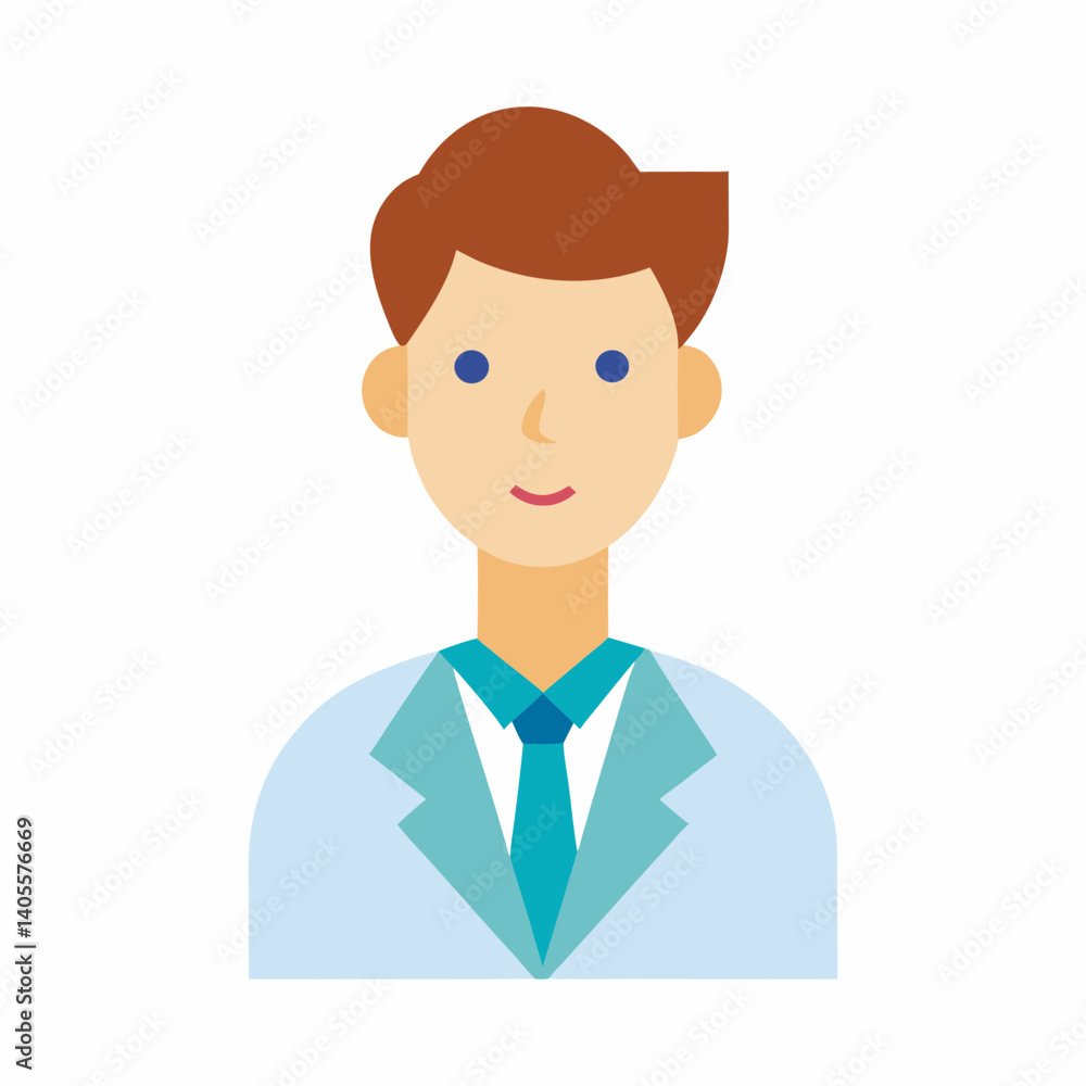 Psychologist Character Illustration in Vector Psychologist Character Illustration in Vector