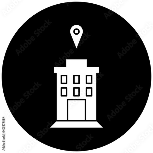 hospital location icon design