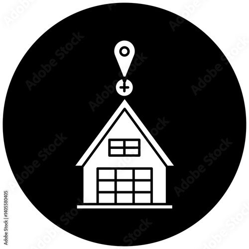 hospital location icon design