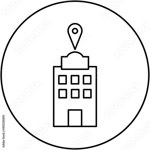 hospital location icon design